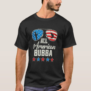 T-shirt Tout américain pêche Bubba 4 juillet drapeau améri