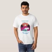 T-shirt Tout arrive par vagues (Devant entier)