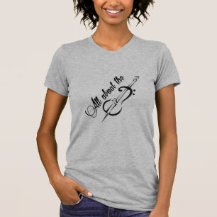 T-shirt Tout au sujet de la basse