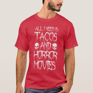 T-shirt Tout ce dont j'ai besoin, c'est Isacos et des film
