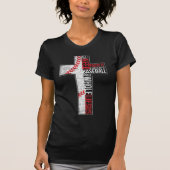 T-shirt Tout ce dont j'ai besoin est Baseball & Jésus Chri (Devant)