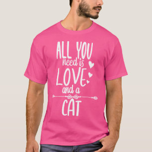 T-shirt tout ce dont vous avez besoin, c'est de l'amour et