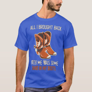 T-shirt Tout ce que j'ai ramené avec moi, c'était du Sand