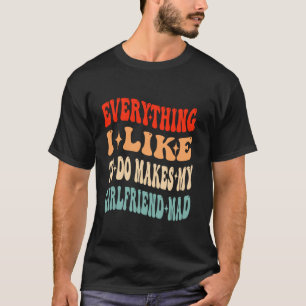 T-shirt Tout Ce Que J'Aime Fait Mon Ami Mad Valentin