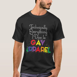 T-shirt Tout ce que je fais est Gay Apparel mignon Noël d