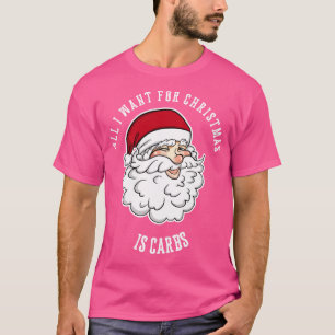 T-shirt Tout ce que je veux pour noël est carbones Funny P