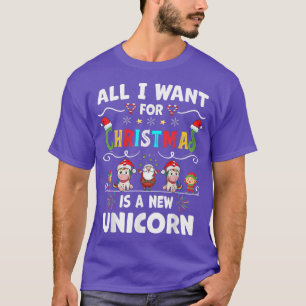 T-shirt Tout Ce Que Je Veux Pour Noël Est Une Nouvelle Uni