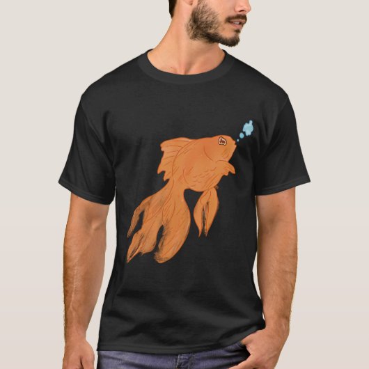 T-shirt Tout ce qui m'importe est la pêche - Citation d'an (Devant)