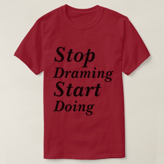 T-Shirt Tout Commence Par Une Idée (Design devant)