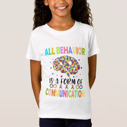 T-Shirt Tout Comportement Est Une Forme De Communication (Devant)
