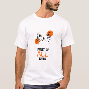 T-shirt Tout d'abord, chat