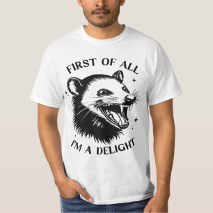 T-shirt Tout d'abord, je suis un délice