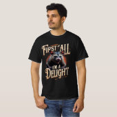 T-shirt Tout d'abord, je suis un Possum Délicieux (Devant entier)