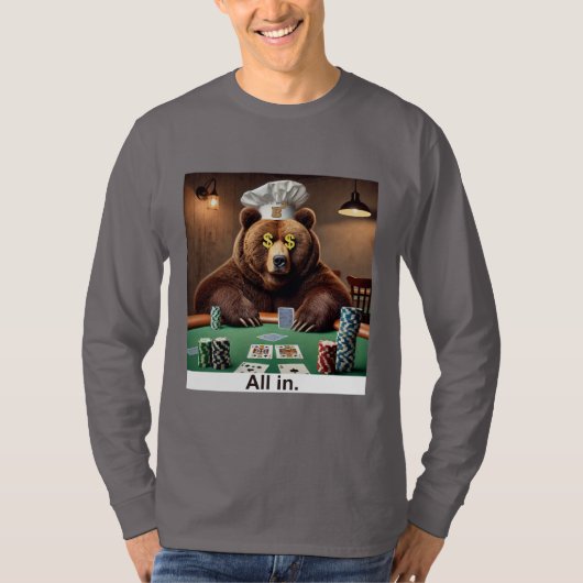 T-shirt Tout dans une longue manche (Devant)