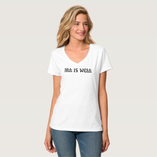 T-shirt Tout des ploucs d'Abraham est Well (Devant entier)