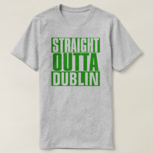 T-SHIRT TOUT DROIT À LA SORTIE DUBLIN ST. JOUR DE PATRICK