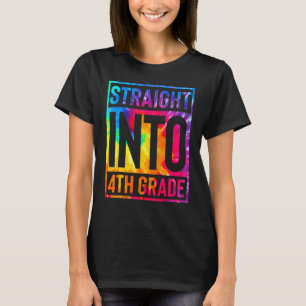 T-shirt Tout droit en 4e année Retour à l'école