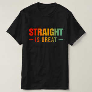 T-shirt Tout Droit Est Génial