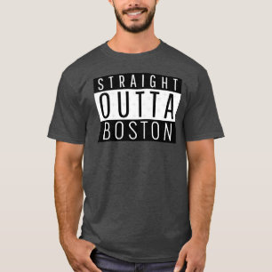T-shirt Tout droit sorti de Boston Massachusetts Oversized