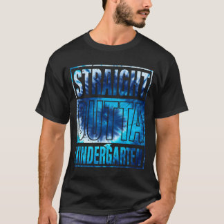 T-shirt Tout droit sorti de la maternelle Teinture de remi