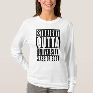 T-shirt Tout droit sorti de l'université promotion 2027