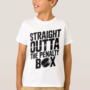T-shirt Tout droit sorti du banc des pénalités Funny Hocke