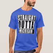 T-shirt Tout droit sorti du Michigan surdimensionné (Devant)