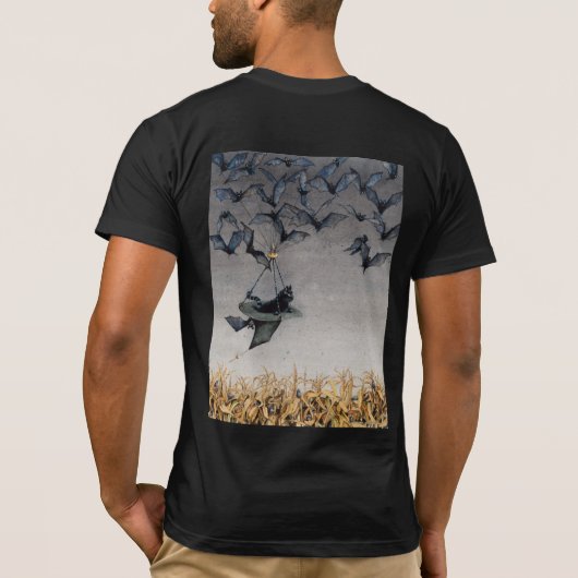 T-shirt Tout droit sur les vêtements jusqu'au matin avec l (Dos)