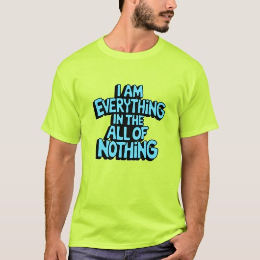 T-shirt Tout en rien (Devant)