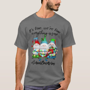 T-shirt Tout est beau conseiller scolaire Noël Noël Noël N