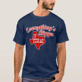 T-shirt Tout est plus grand au Texas State Shape Men Shirt (Devant)