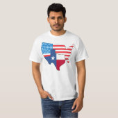 T-shirt Tout est plus grand dans le Texas (Devant entier)