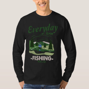 T-shirt Tout est pour la pêche Détendez-vous la vie