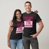 T-shirt Tout Est Sous Contrôle Programmeur Coder Softw (Unisexe)