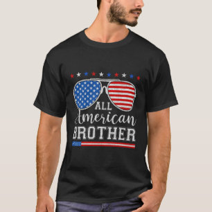 T-shirt Tout frère américain 4 juillet Patriotic Sunglas