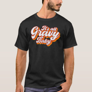 T-shirt Tout Gravy Baby Vintage Retro Design