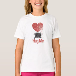 T-shirt Tout I Want est un art de porc-épic d'impression