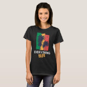 T-shirt Tout Irie Reggae Thème Jamaican Tee (Devant entier)