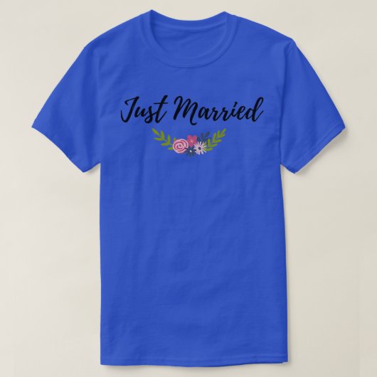 T-shirt Tout juste mariés (Design devant)
