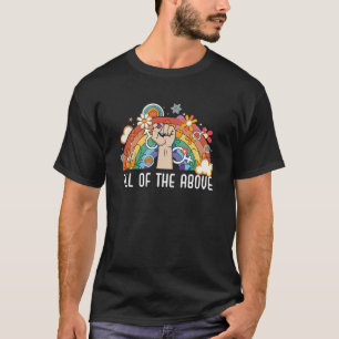 T-shirt Tout Le Bisexuel ci-dessus Rainbow Pride Bisexuali