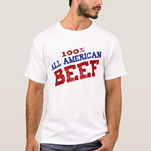 T-shirt Tout le boeuf américain (Devant)