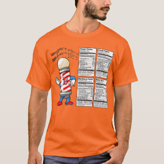 T-shirt Tout le "étiquette de l'information nutritionnelle