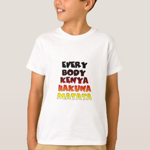 T-shirt Tout le Kenya Hakuna Matata
