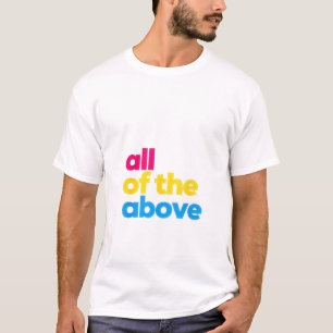 T-shirt Tout le mois de la Pride LGBT Pansexual ci-dessus