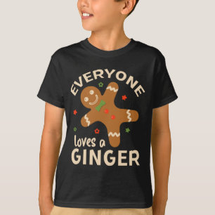 T-shirt Tout Le Monde Aime Le Gingembre Drôle Mignonne Gin