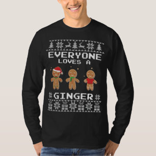 T-shirt Tout le monde aime le pain d'épice au gingembre - 
