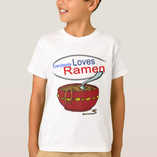 T-shirt Tout Le Monde Aime Ramen Parodie