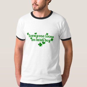 T-shirt Tout le monde aime un garçon irlandais