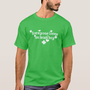 T-shirt Tout le monde aime un garçon irlandais