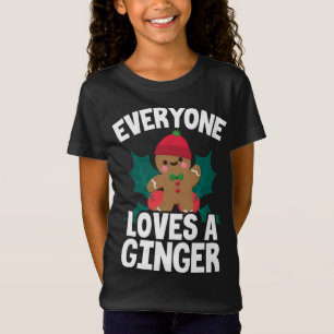 T-Shirt Tout Le Monde Aime Un Gingembre Noël Gingerbread H
